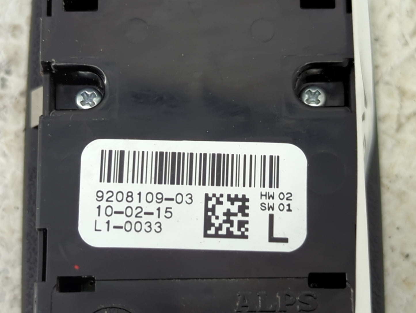 2012-2018 Bmw 320i Master Power Window Switch Replacement Driver Side Left P/N:9208109-03 Fits OEM Used Auto Parts - Oemused