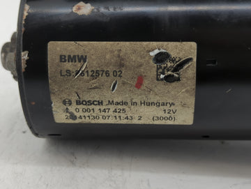 2014-2018 Bmw 320i Car Starter Motor Solenoid OEM P/N:0 001 147 425 Fits Fits 2012 2013 2014 2015 2016 2017 2018 OEM Used Auto Parts