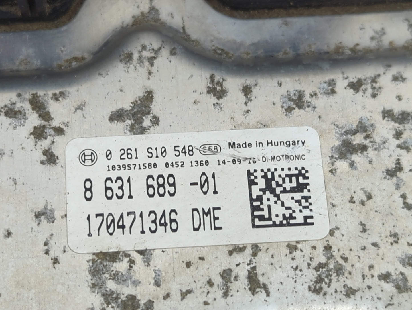 2013-2016 Bmw 328 PCM Engine Control Computer ECU ECM PCU OEM P/N:0261S10548 8631689-01 Fits Fits 2013 2014 2015 2016 2017 2