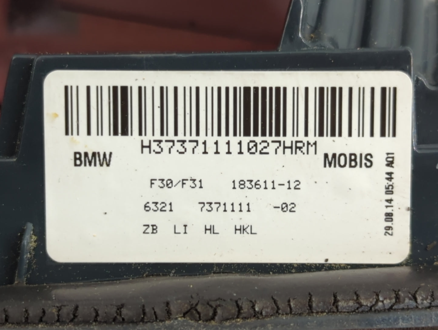 2015 Bmw 328xi Tail Light Assembly Driver Left OEM P/N:H37371111027HRM Fits Fits 2012 2013 2014 OEM Used Auto Parts - Oemuse