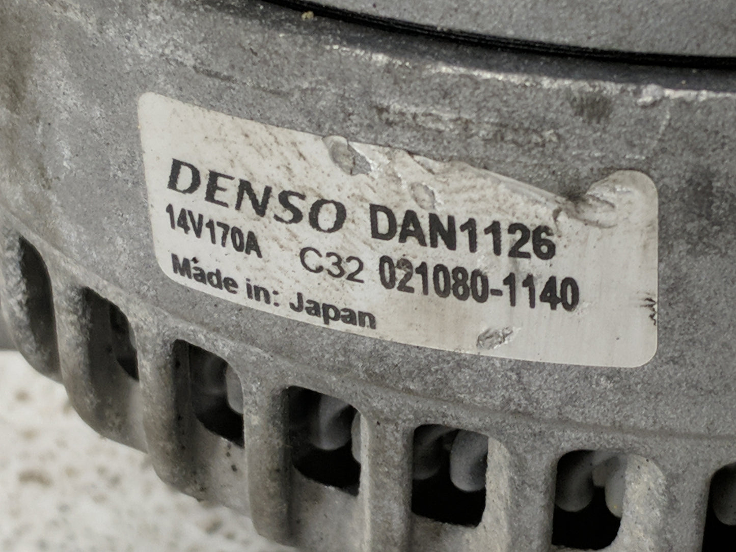 2012-2016 Bmw 328i Alternator Replacement Generator Charging Assembly Engine OEM P/N:021080-1140 Fits OEM Used Auto Parts -