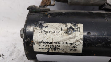 2013-2016 Bmw 328i Car Starter Motor Solenoid OEM P/N:8612576 7638194 Fits Fits 2012 2013 2014 2015 2016 2017 2018 OEM Used Auto Parts