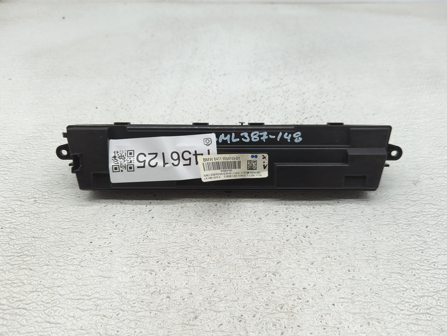 2014-2015 Bmw 428i Climate Control Module Temperature AC/Heater Replacement P/N:9354143-01 Fits Fits 2014 2015 2016 OEM Used