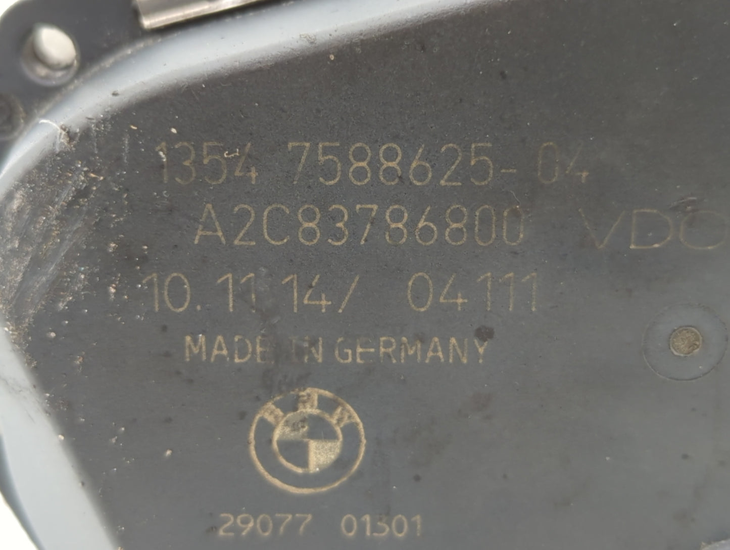 2014-2016 Bmw 428i Throttle Body P/N:1354 7588625-04 1354 7588625-03 Fits Fits 2012 2013 2014 2015 2016 2017 2018 OEM Used A