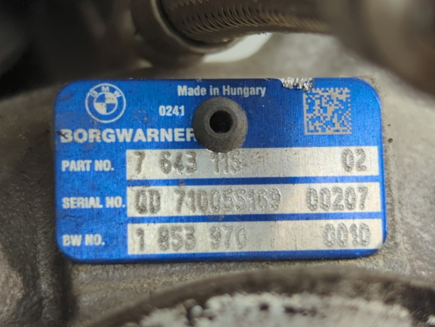 Bmw 535i Turbocharger Turbo Charger Super Charger Supercharger - Oemusedautoparts1.com