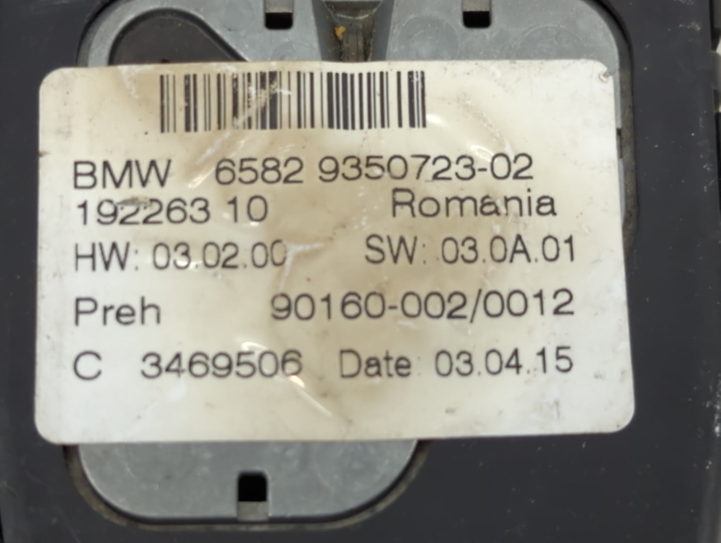 2015 Bmw 740 Radio AM FM Cd Player Receiver Replacement P/N:65829350723-02 6582933461 Fits OEM Used Auto Parts - Oemusedauto