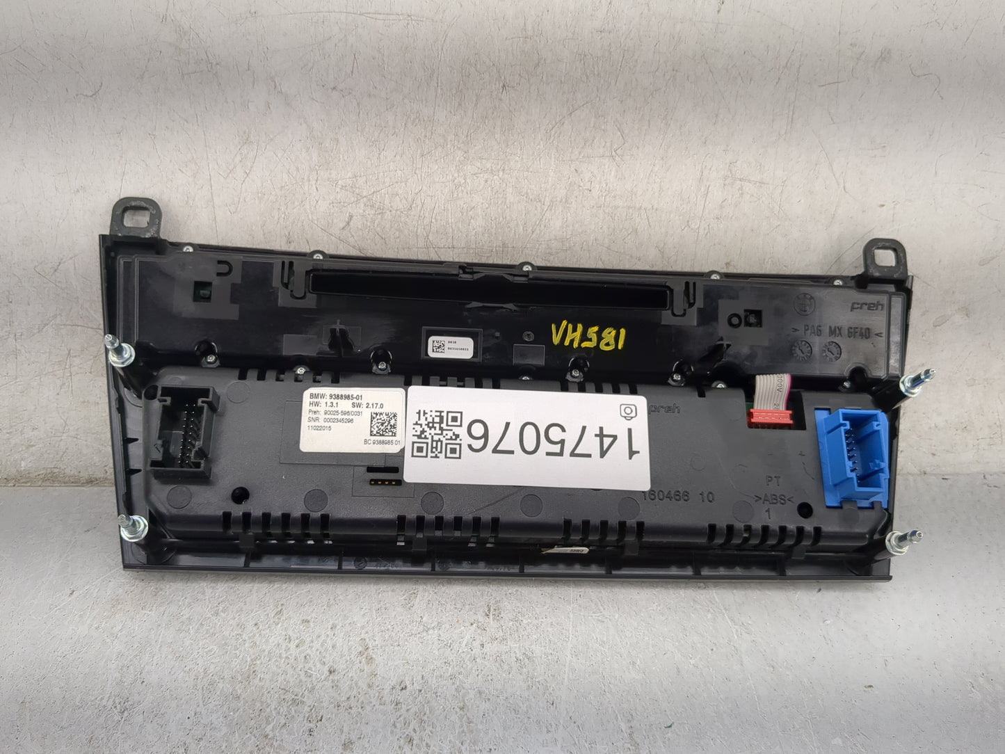 Bmw 750 Radio Control Panel - Oemusedautoparts1.com