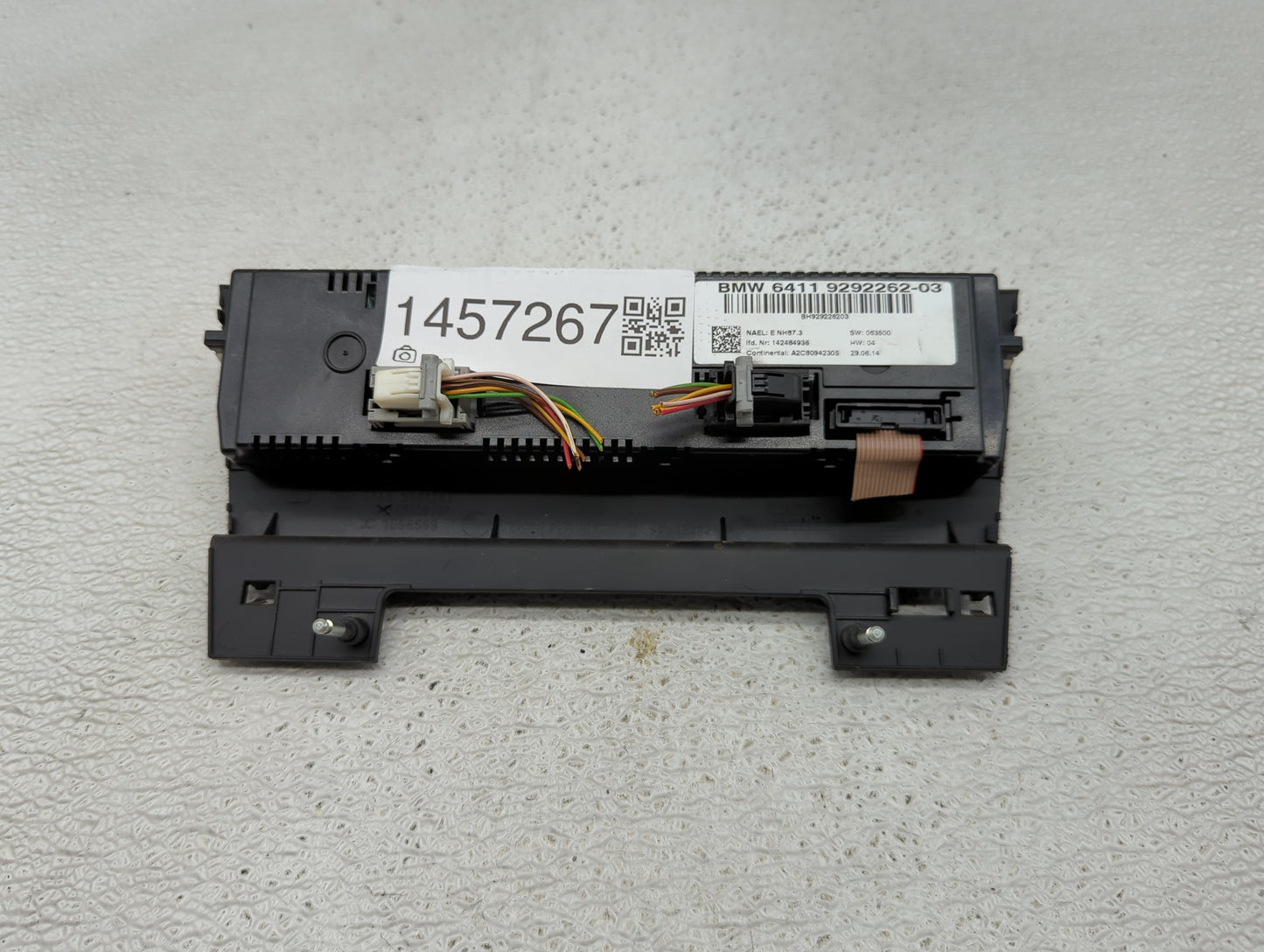 2012-2015 Bmw X1 Climate Control Module Temperature AC/Heater Replacement P/N:9292262-03 Fits Fits 2010 2011 2012 2013 2014