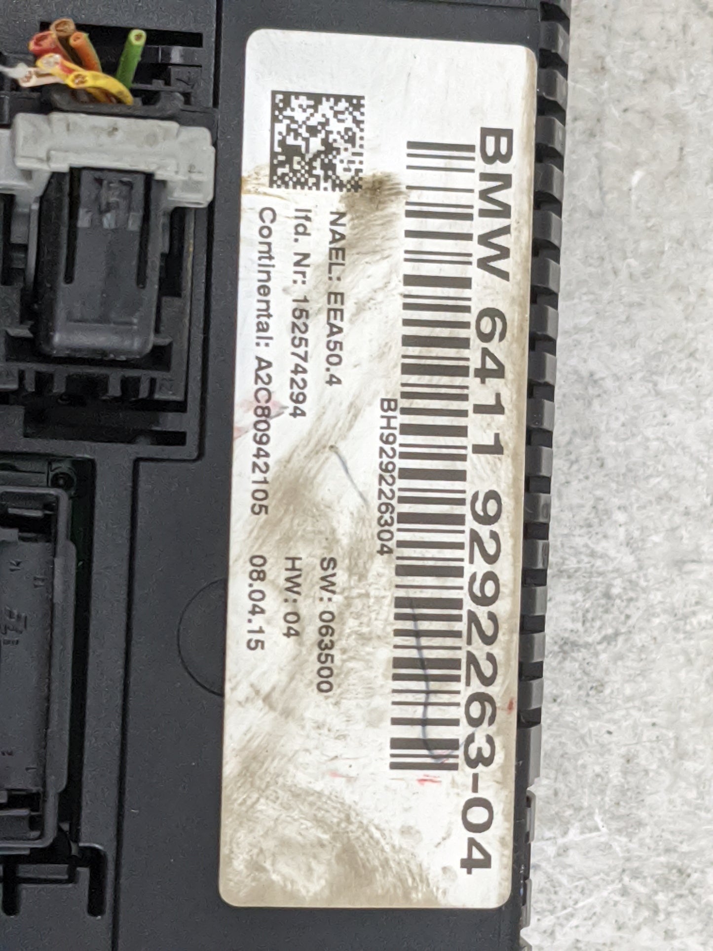 2012-2015 Bmw X1 Climate Control Module Temperature AC/Heater Replacement P/N:64119292263-04 EEA50.4 Fits OEM Used Auto Part