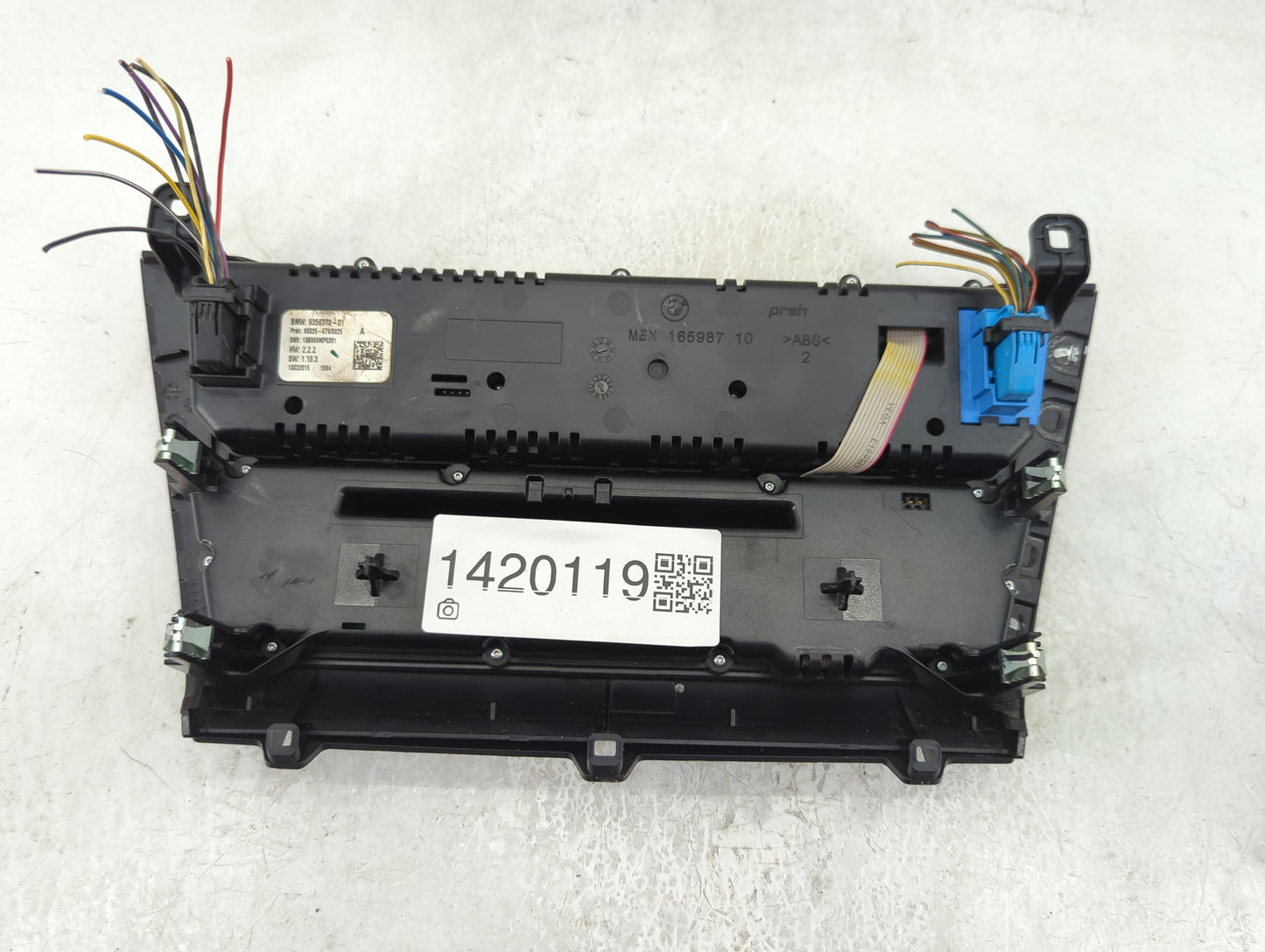 2015-2018 Bmw X5 Climate Control Module Temperature AC/Heater Replacement P/N:9356373-01 Fits Fits 2015 2016 2017 2018 OEM U