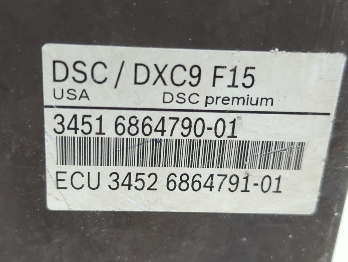 2014-2018 Bmw X5 ABS Pump Control Module Replacement P/N:6864790-01 Fits Fits 2014 2015 2016 2017 2018 2019 OEM Used Auto Pa