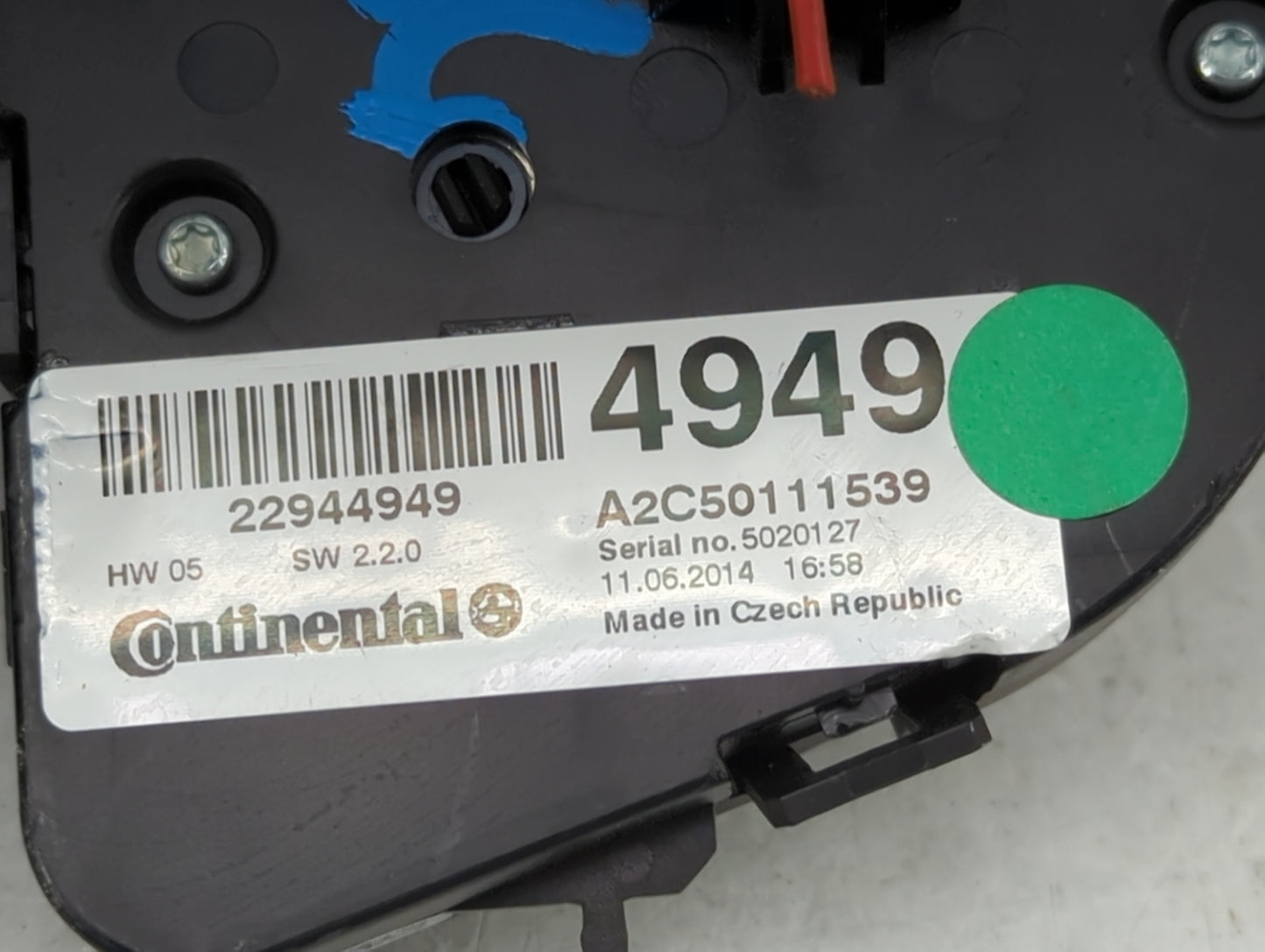 2013-2016 Buick Encore Climate Control Module Temperature AC/Heater Replacement P/N:A2C50111539 Fits Fits 2012 2013 2014 201