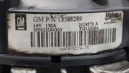 2013-2019 Buick Encore Alternator Replacement Generator Charging Assembly Engine OEM P/N:13597226 13588289 Fits OEM Used Auto Parts
