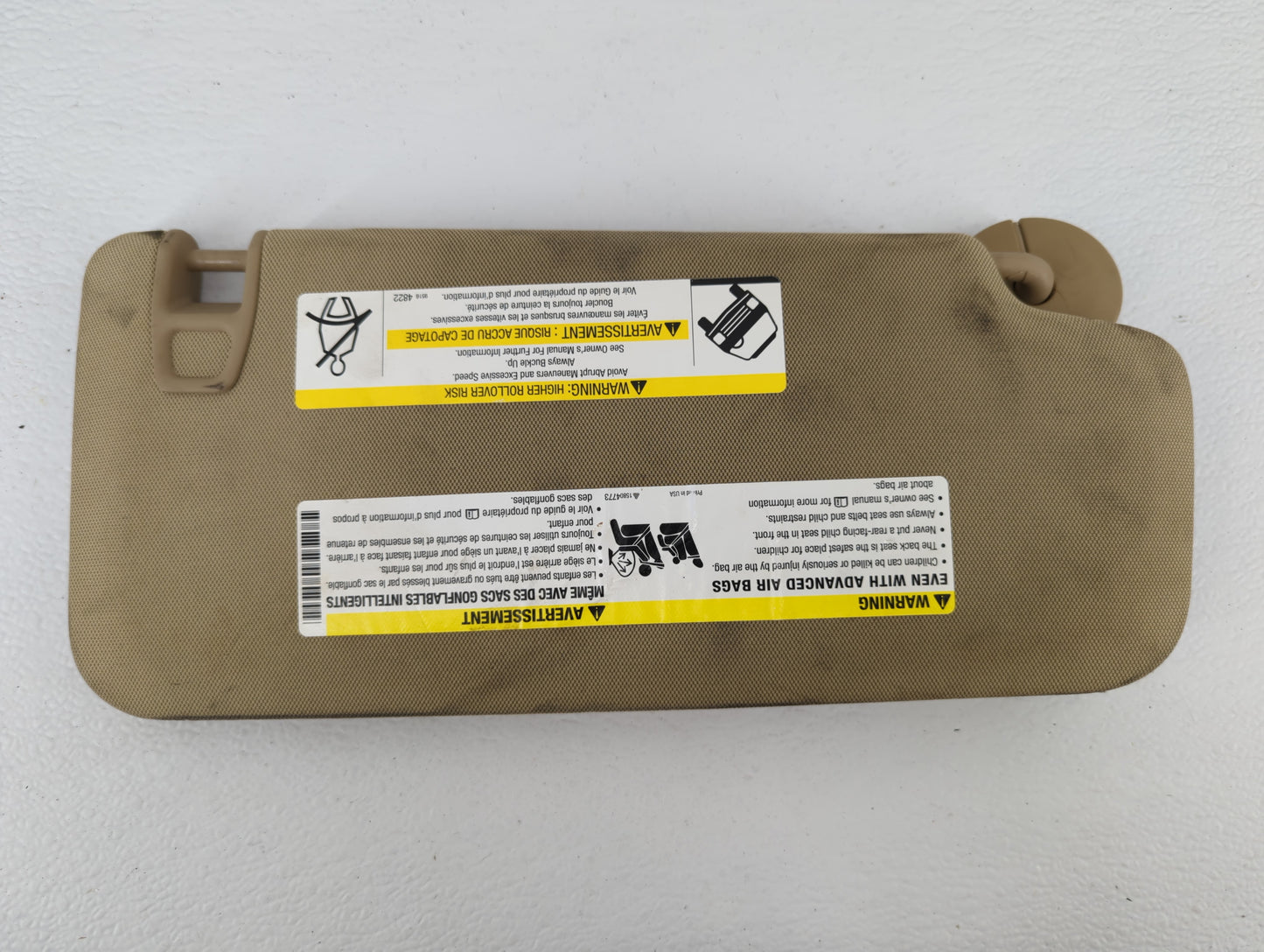 2013-2021 Buick Encore Sun Visor Shade Replacement Passenger Right Mirror Fits Fits 2013 2014 2015 2016 2017 2018 2019 2020