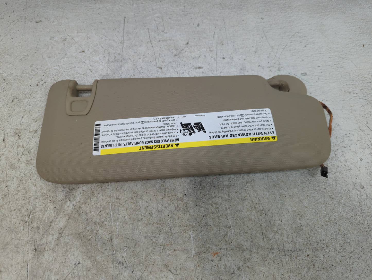 2011-2015 Buick Regal Sun Visor Shade Replacement Driver Left Mirror Fits Fits 2011 2012 2013 2014 2015 OEM Used Auto Parts
