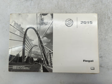 2015 Buick Regal Owners Manual Book Guide P/N:22941512 OEM Used Auto Parts