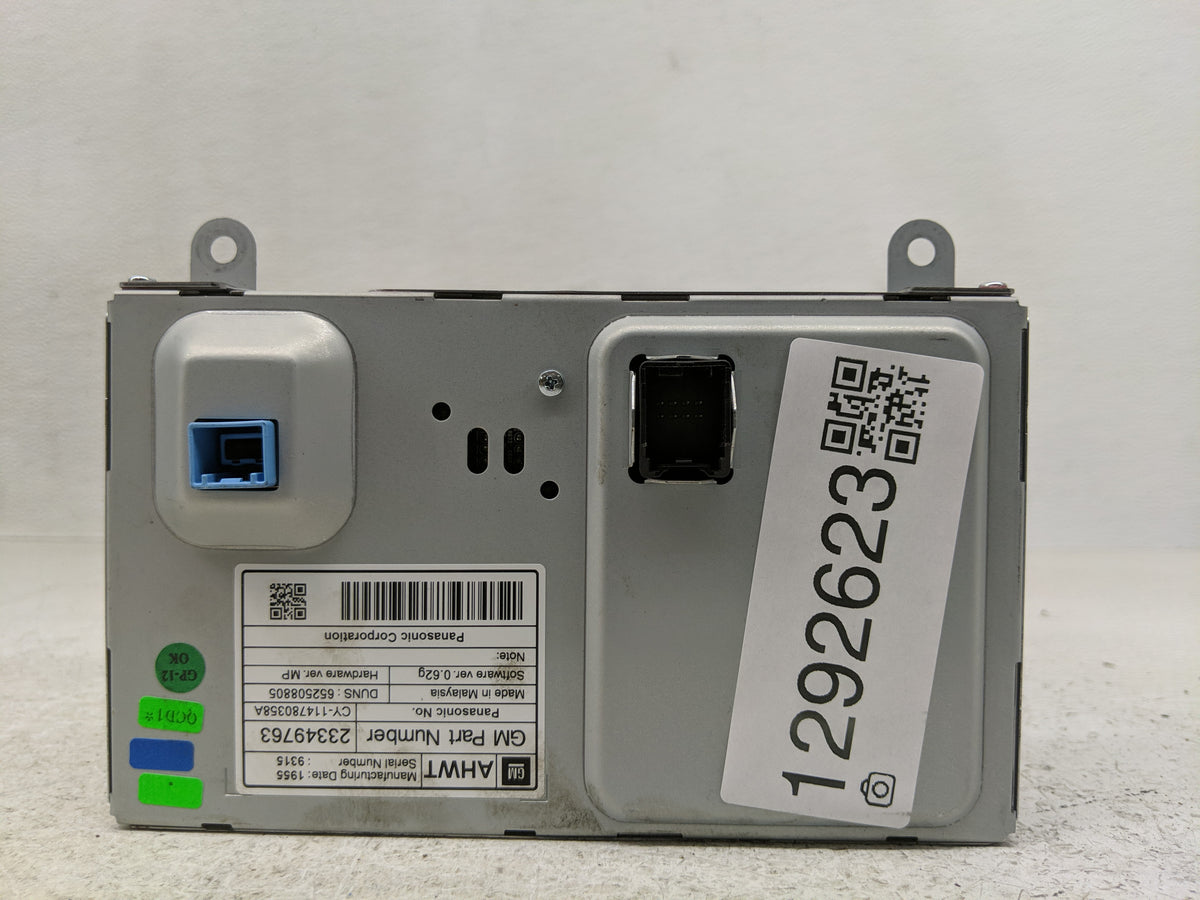 2012-2016 Buick Verano Information Radio Display Screen 1292623 - Oemusedautoparts1.com