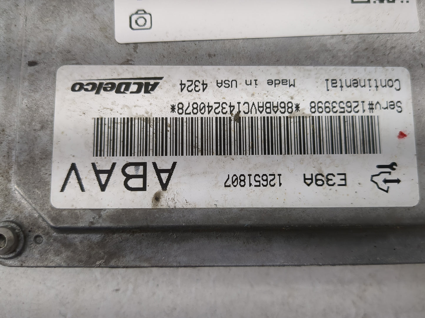 2013-2016 Buick Verano PCM Engine Control Computer ECU ECM PCU OEM P/N:12653998 12651807 Fits Fits 2013 2014 2015 2016 OEM U