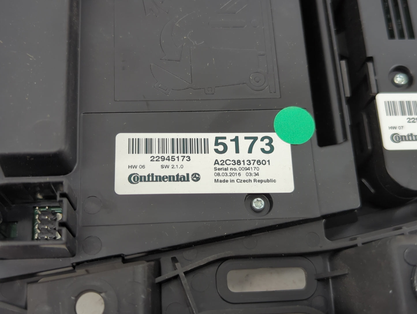 2012-2017 Buick Verano Climate Control Module Temperature AC/Heater Replacement P/N:22945173 A2C38137601 Fits OEM Used Auto