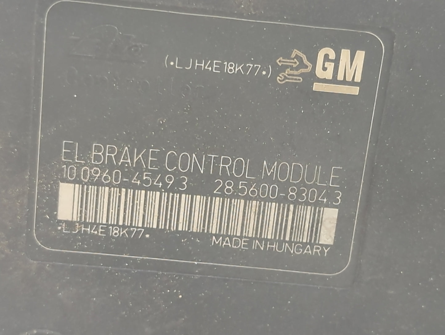 2012-2017 Buick Verano ABS Pump Control Module Replacement Fits Fits 2012 2013 2014 2015 2016 2017 OEM Used Auto Parts - Oem