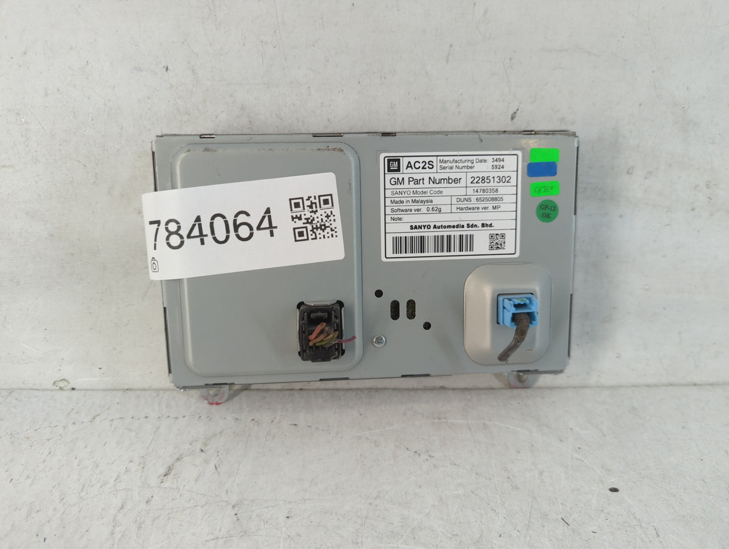 2012-2017 Buick Verano Information Display Screen - Oemusedautoparts1.com