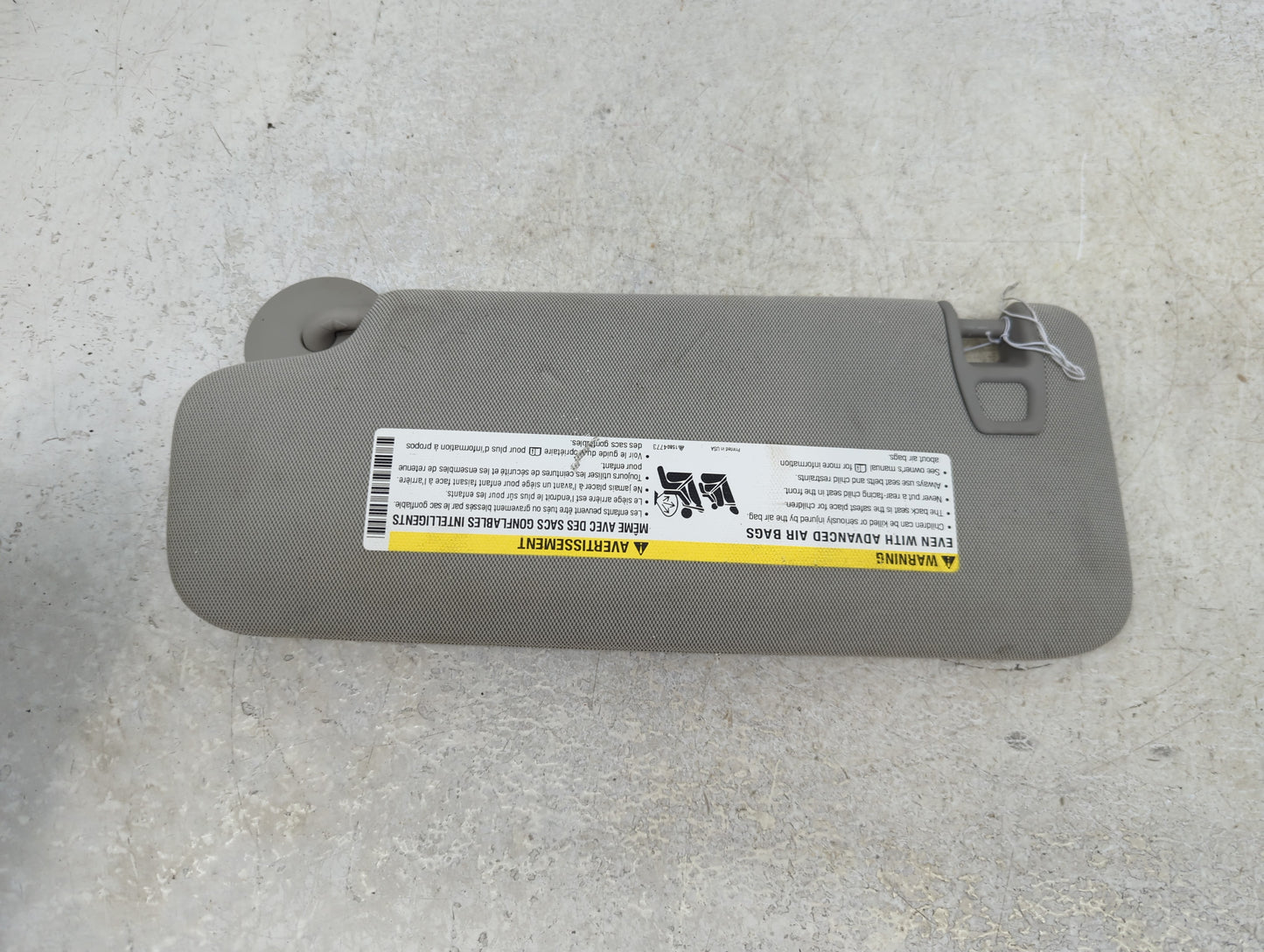 2012-2017 Buick Verano Sun Visor Shade Replacement Passenger Right Mirror Fits Fits 2012 2013 2014 2015 2016 2017 OEM Used A