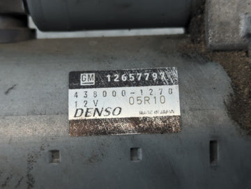 2014-2015 Cadillac Cts Car Starter Motor Solenoid OEM P/N:438000-1270 12657797 Fits OEM Used Auto Parts