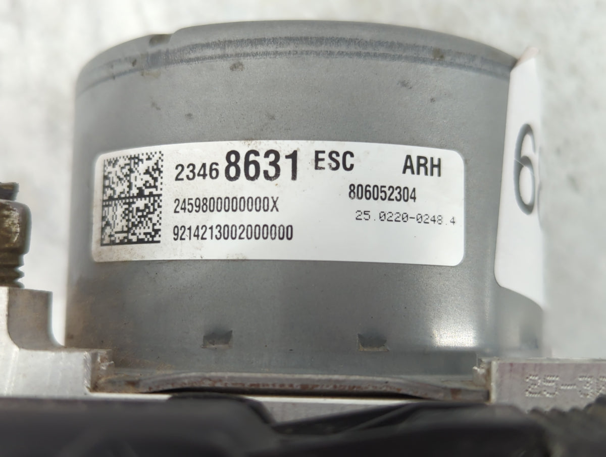 2014-2016 Cadillac Cts Anti-Lock Brake ABS Pump Module Actuator OEM P/N:23468631 Fits Fits 2014 2015 2016 OEM Used Auto Part