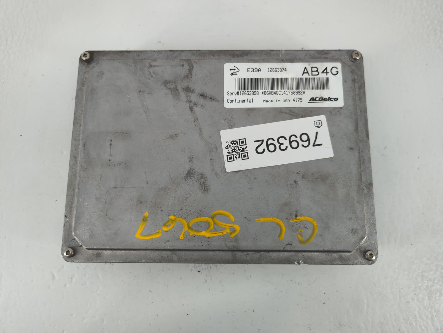 2014-2015 Cadillac Cts PCM Engine Control Computer ECU ECM PCU OEM P/N:E39A 12663374 Fits Fits 2013 2014 2015 2016 OEM Used