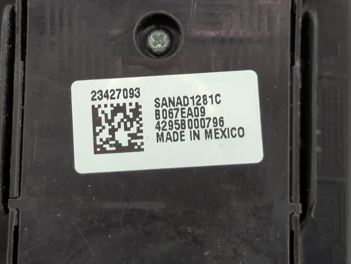 2015-2020 Cadillac Escalade Master Power Window Switch Replacement Driver Side Left P/N:23427093 SANAD1281C Fits OEM Used Au