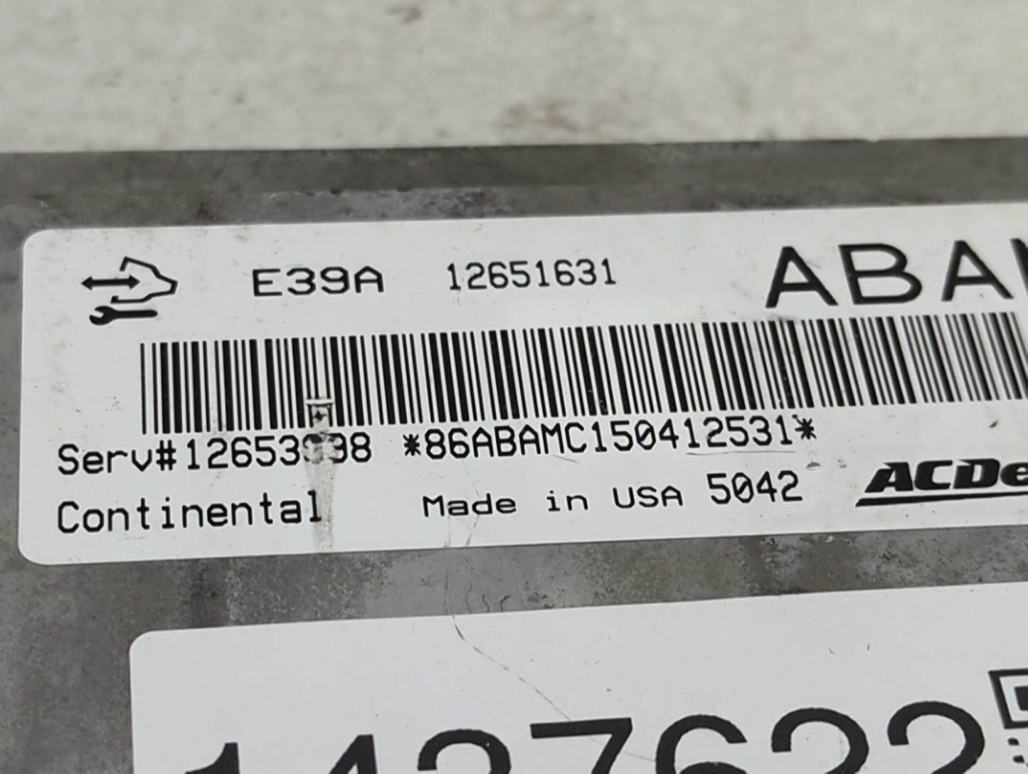 2013-2016 Cadillac Srx PCM Engine Control Computer ECU ECM PCU OEM P/N:12651631 12653938 Fits Fits 2013 2014 2015 2016 OEM U