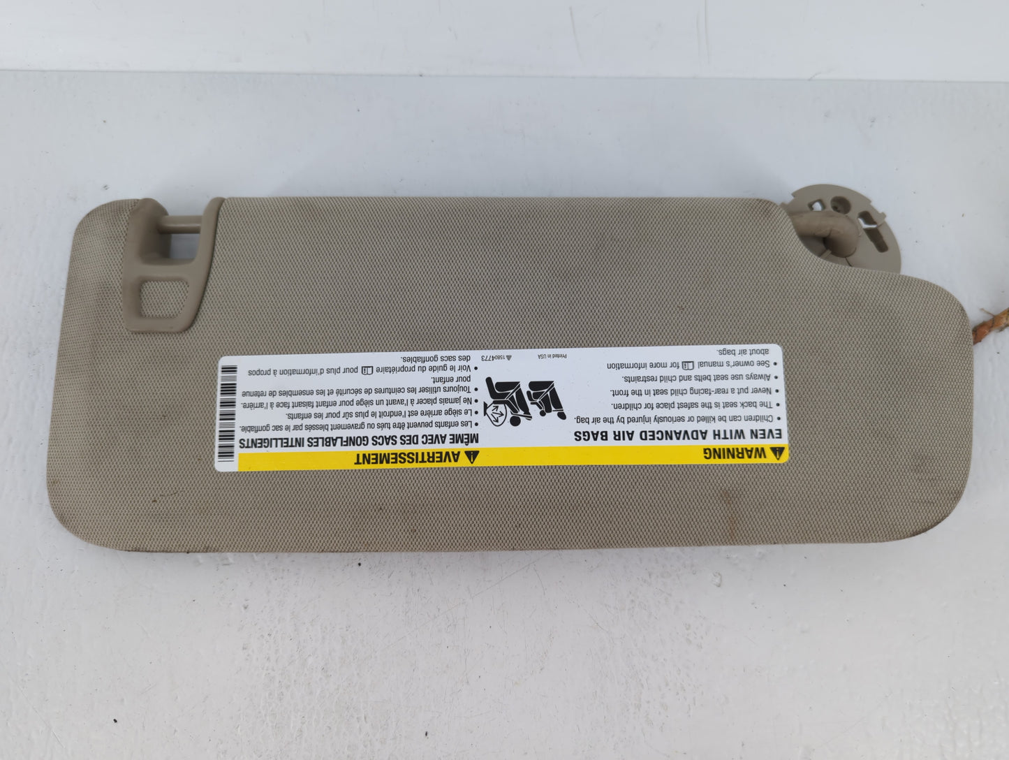 2013-2017 Cadillac Xts Sun Visor Shade Replacement Passenger Right Mirror Fits Fits 2013 2014 2015 2016 2017 OEM Used Auto P