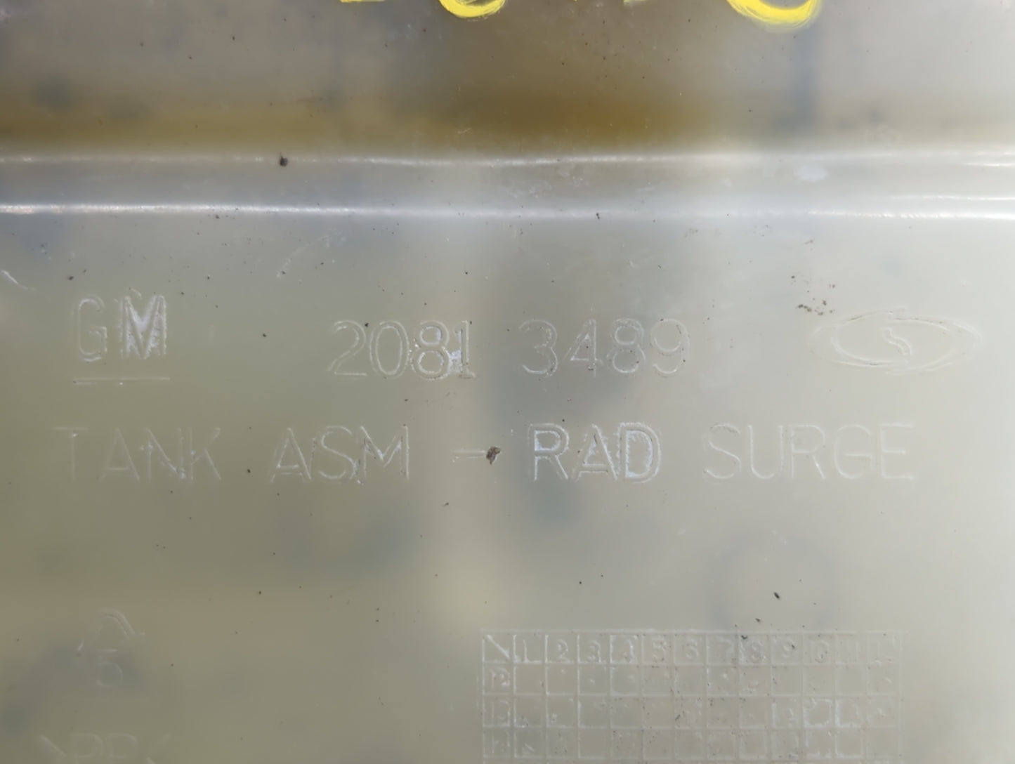 2012 Captiva Sport Radiator Coolant Overflow Expansion Tank Bottle - Oemusedautoparts1.com