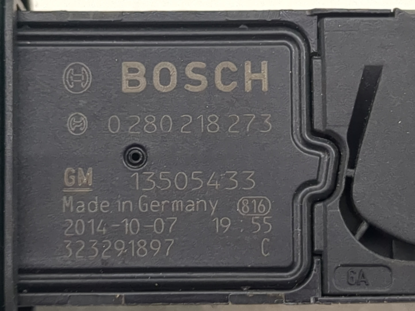 2012-2019 Chevrolet Cruze Mass Air Flow Meter Maf 1486165 - Oemusedautoparts1.com