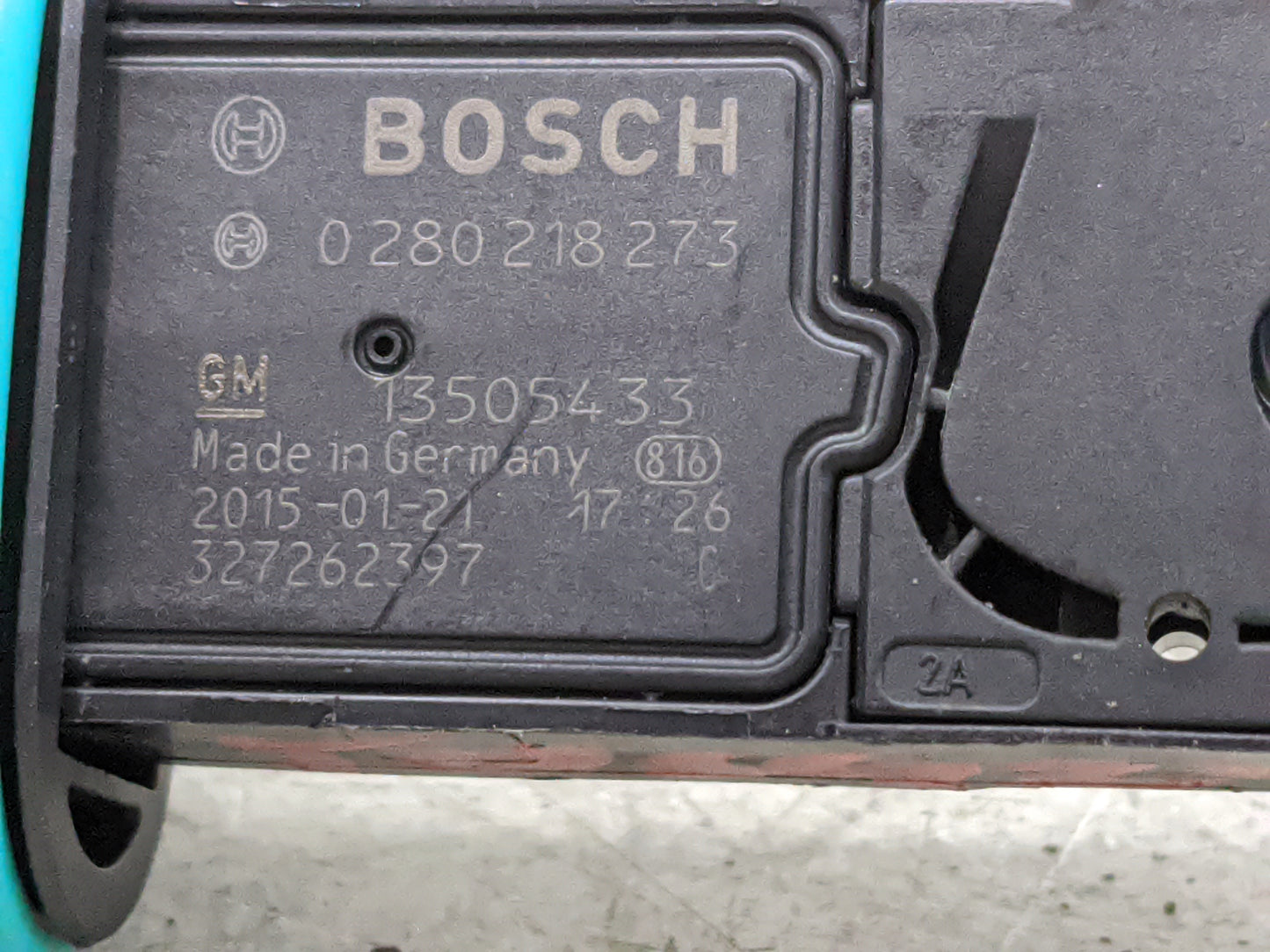 2012-2019 Chevrolet Cruze Mass Air Flow Meter Maf 1489784 - Oemusedautoparts1.com