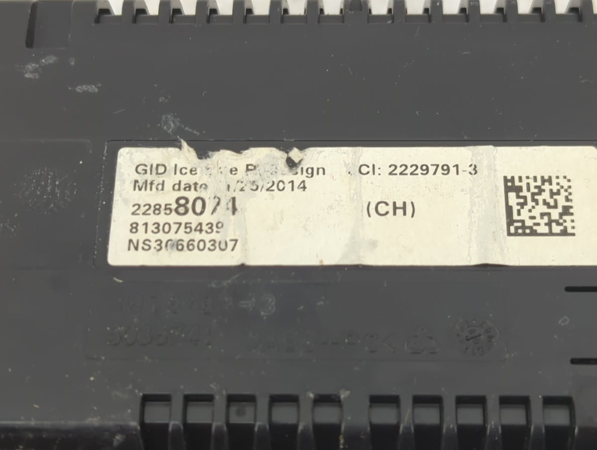2011-2016 Chevrolet Cruze Information Radio Display Screen 926427 - Oemusedautoparts1.com