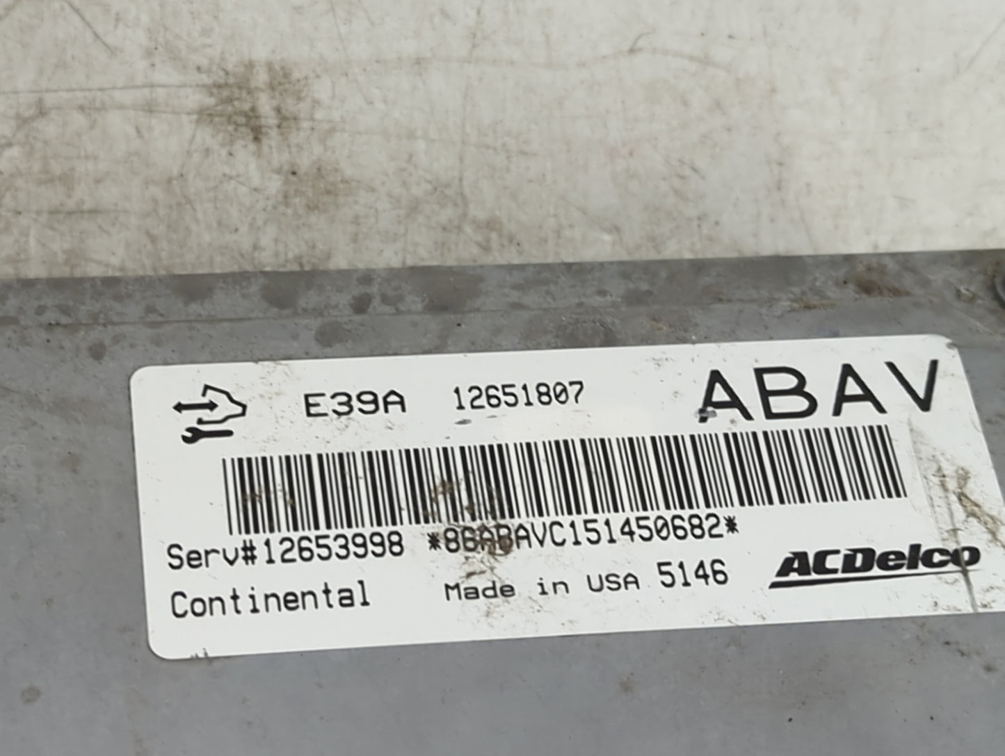 2013-2016 Chevrolet Equinox PCM Engine Control Computer ECU ECM PCU OEM P/N:12651807 Fits Fits 2013 2014 2015 2016 OEM Used