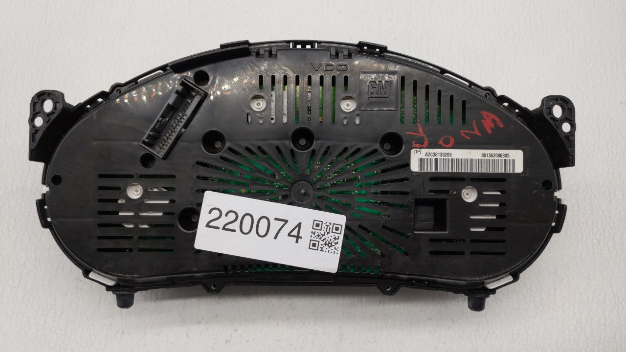 2013-2017 Chevrolet Equinox Instrument Cluster Speedometer Gauges P/N:23229480 22956682 Fits Fits 2013 2014 2015 2016 2017 O