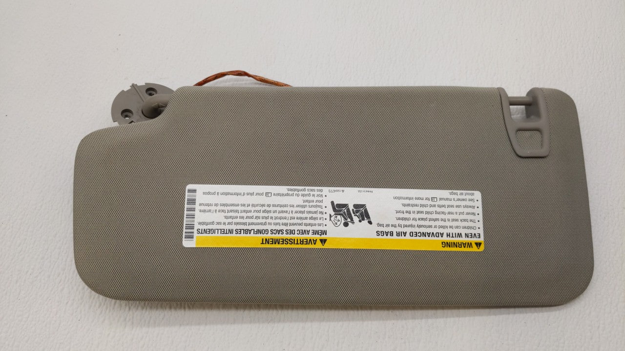 2010-2017 Chevrolet Equinox Sun Visor Shade Replacement Passenger Right Mirror Fits Fits 2010 2011 2012 2013 2014 2015 2016