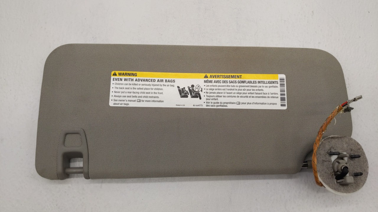 2010-2017 Chevrolet Equinox Sun Visor Shade Replacement Passenger Right Mirror Fits Fits 2010 2011 2012 2013 2014 2015 2016