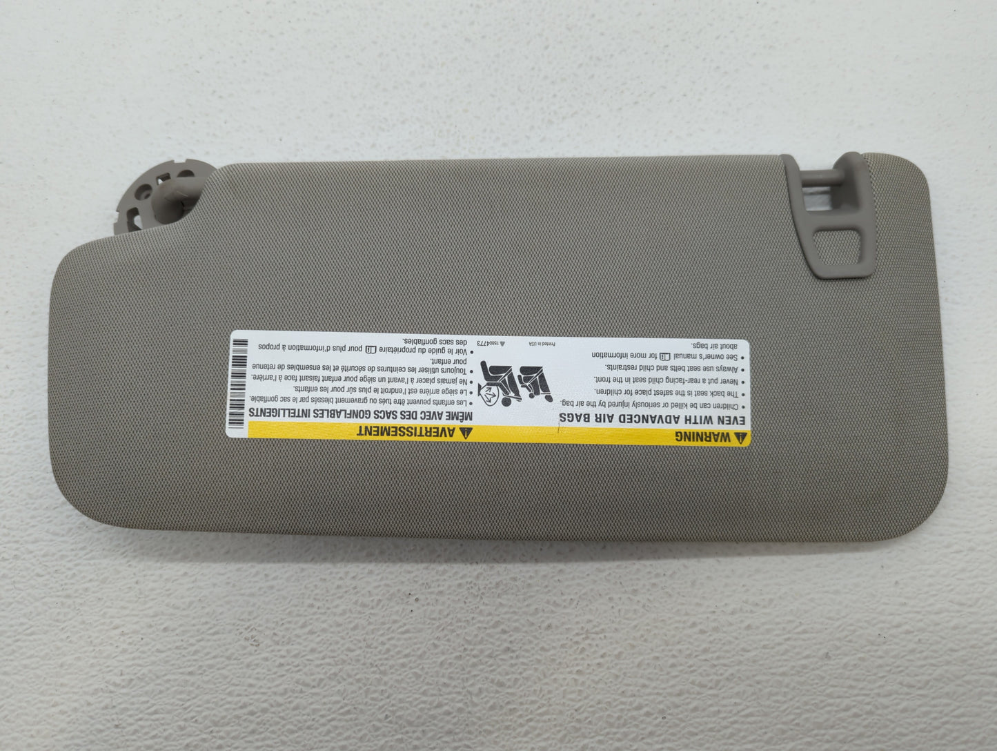 2010-2017 Chevrolet Equinox Sun Visor Shade Replacement Passenger Right Mirror Fits Fits 2010 2011 2012 2013 2014 2015 2016