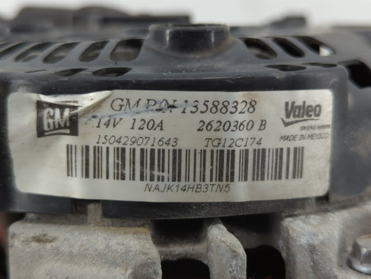 2010-2017 Chevrolet Equinox Alternator Replacement Generator Charging Assembly Engine OEM P/N:13588328 Fits OEM Used Auto Parts