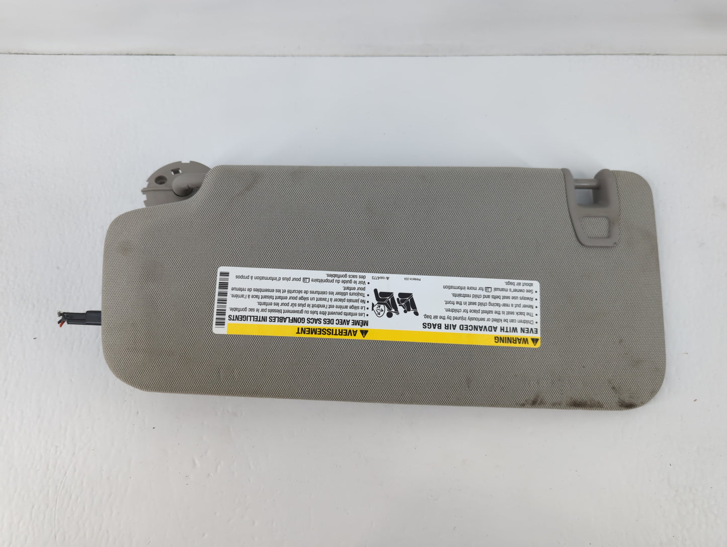 2010-2017 Chevrolet Equinox Sun Visor Shade Replacement Passenger Right Mirror Fits Fits 2010 2011 2012 2013 2014 2015 2016