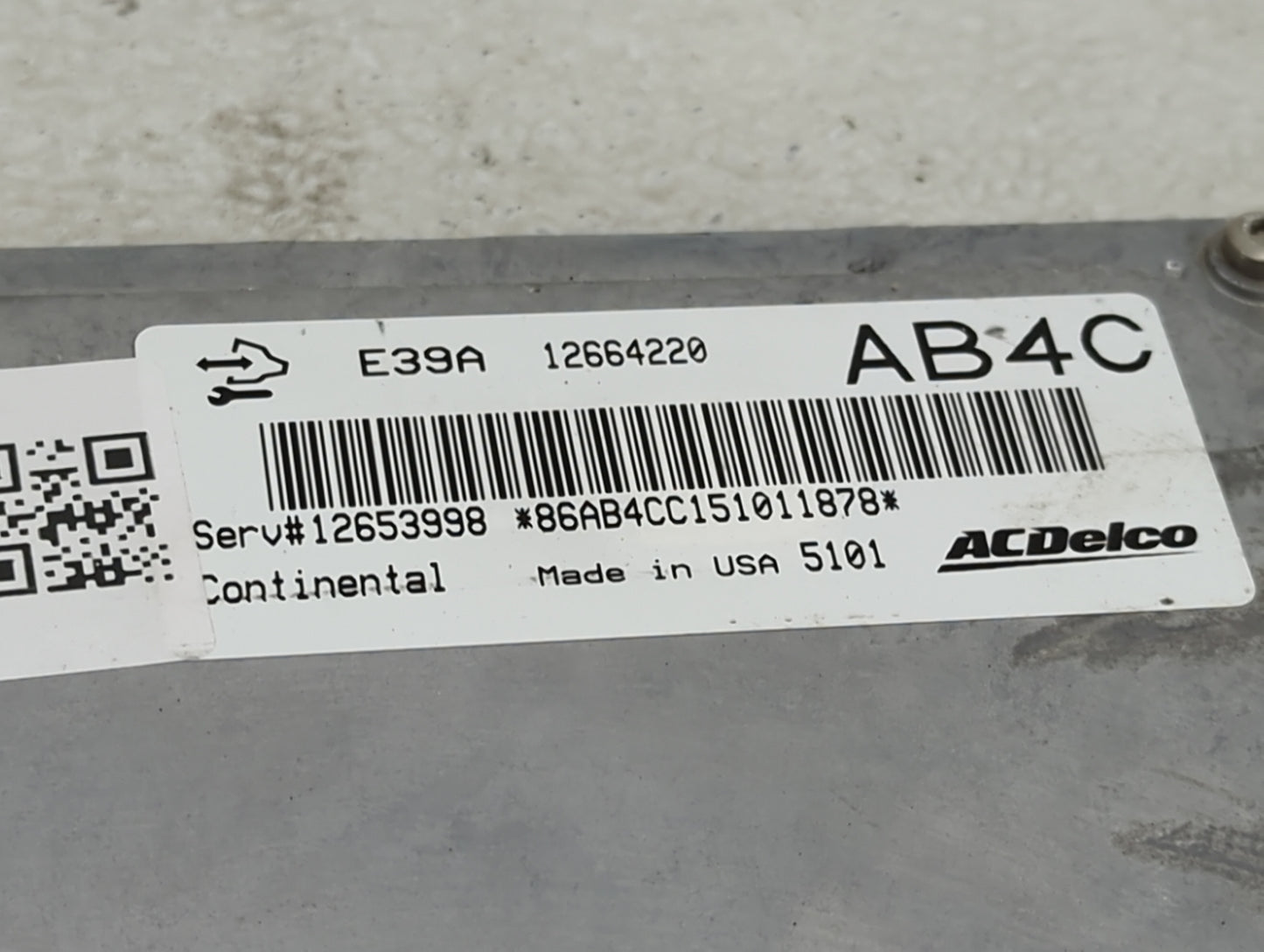 2014-2016 Chevrolet Impala PCM Engine Control Computer ECU ECM PCU OEM P/N:12664220 12653998 Fits Fits 2013 2014 2015 2016 O