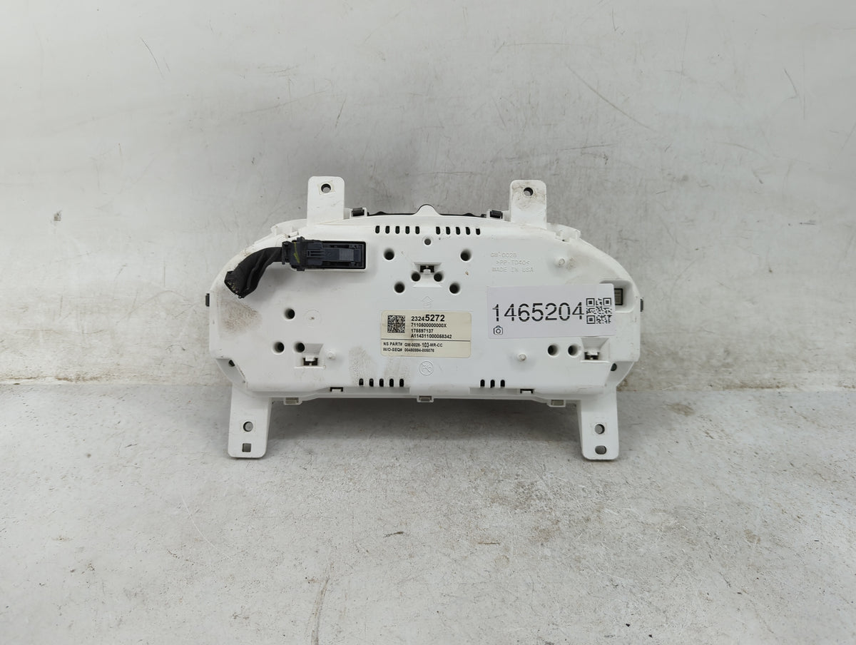 2015 Chevrolet Impala Instrument Cluster Speedometer Gauges P/N:23245272 GM-0028-103-MR-CC Miles: Fits OEM Used Auto Parts -