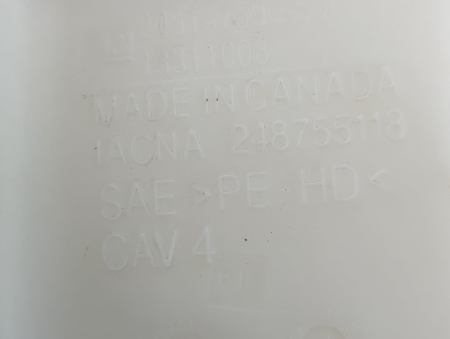 2014-2020 Chevrolet Impala Windshield Washer Fluid Reservoir Bottle Oem 1465888 - Oemusedautoparts1.com