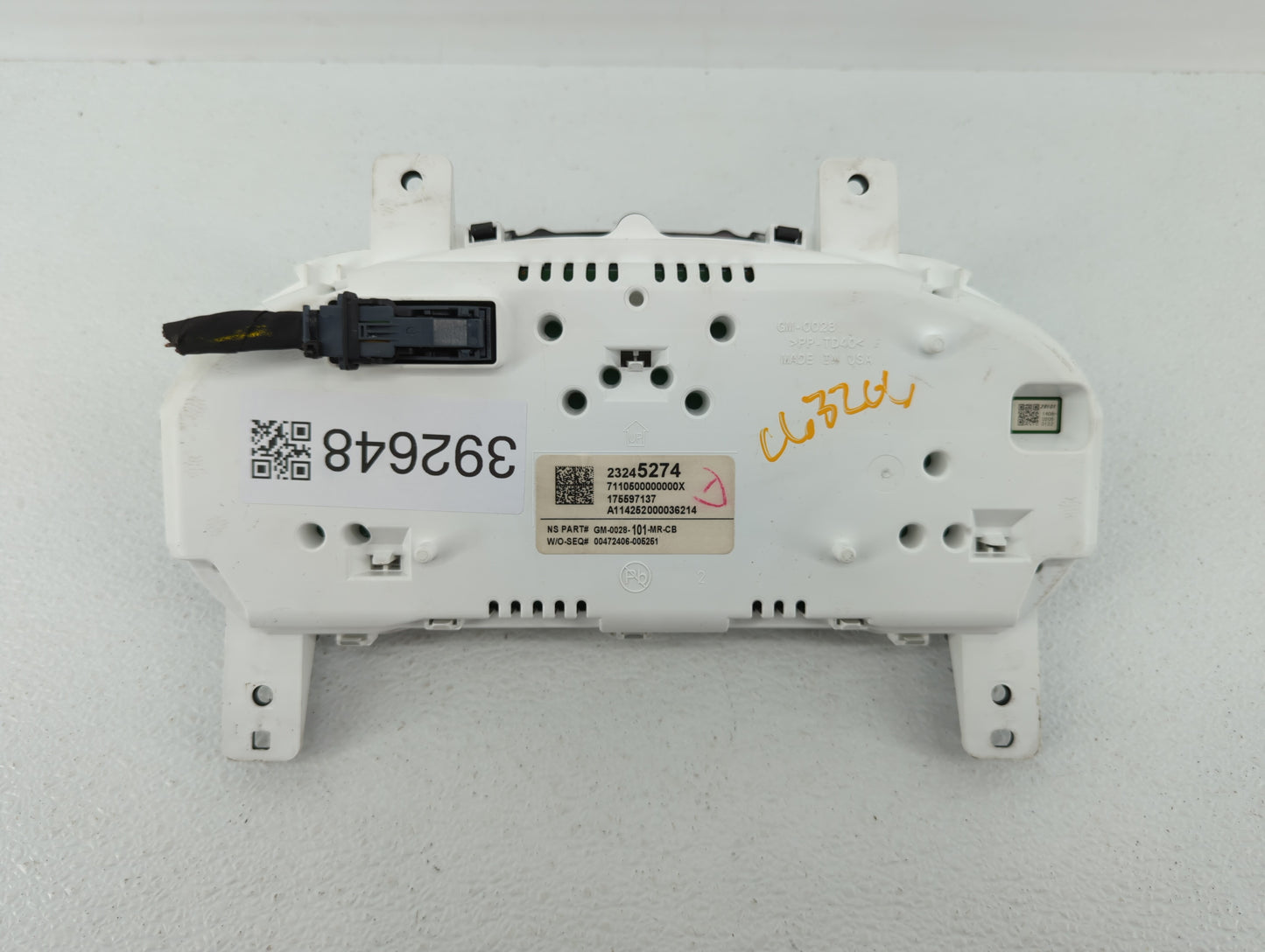 2015 Chevrolet Impala Instrument Cluster Speedometer Gauges P/N:23245274 23251507, 23251509 Fits OEM Used Auto Parts - Oemus