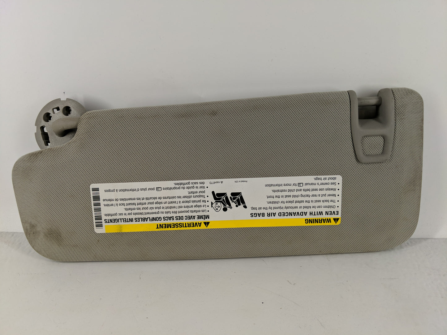 2013-2016 Chevrolet Malibu Sun Visor Shade Replacement Passenger Right Mirror Fits Fits 2013 2014 2015 2016 OEM Used Auto Pa