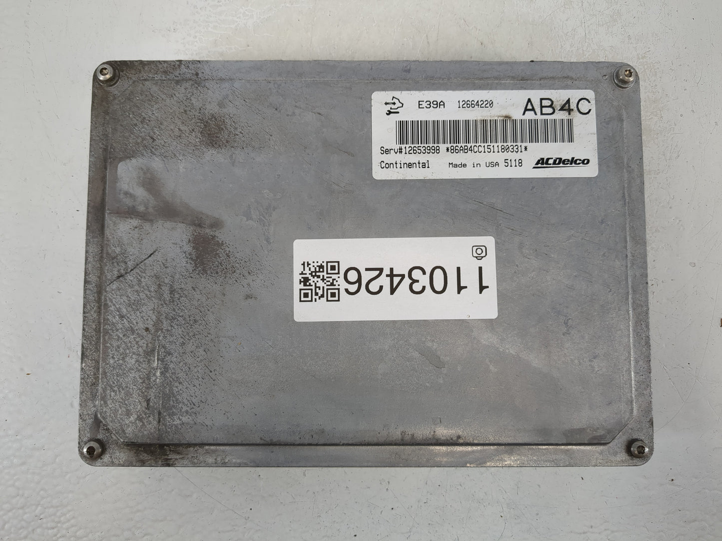 2013-2016 Chevrolet Malibu PCM Engine Control Computer ECU ECM PCU OEM P/N:12664220 Fits Fits 2013 2014 2015 2016 OEM Used A