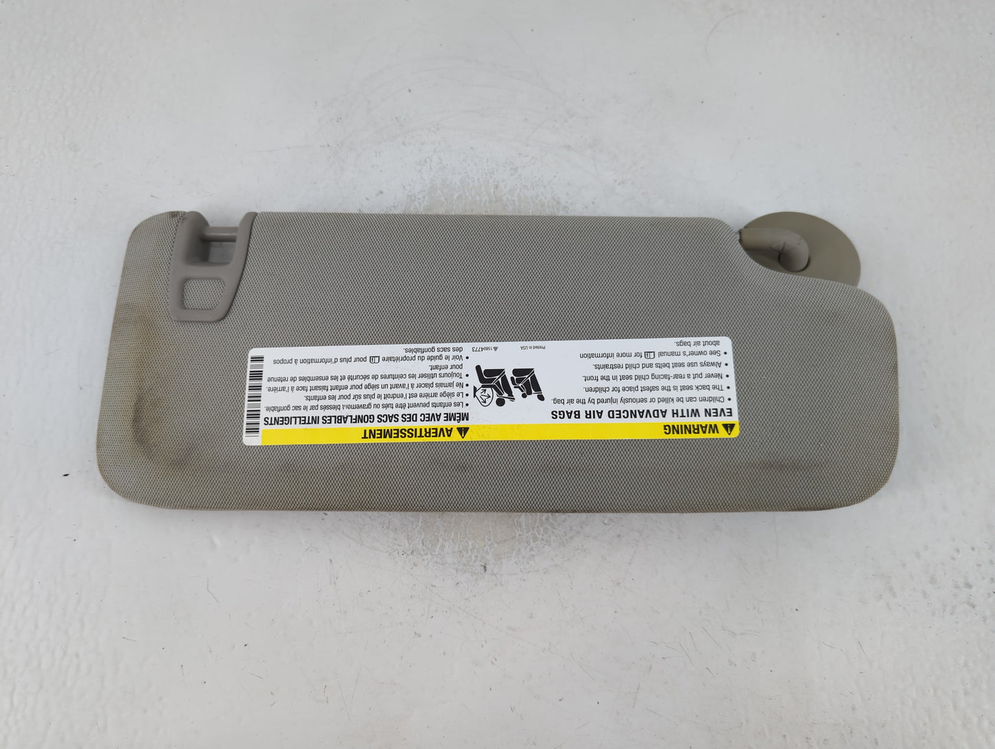 2013-2016 Chevrolet Malibu Sun Visor Shade Replacement Driver Left Mirror Fits Fits 2013 2014 2015 2016 OEM Used Auto Parts